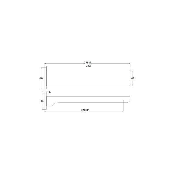 BASIN/BATH SPOUT [CARA-06]