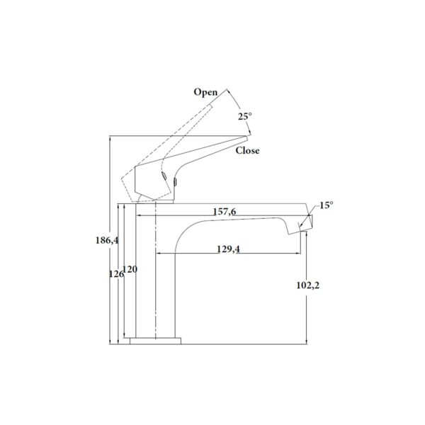BASIN MIXER [BIANCO-01]