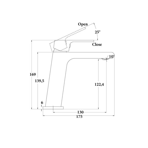 BASIN MIXER [LUME-01]