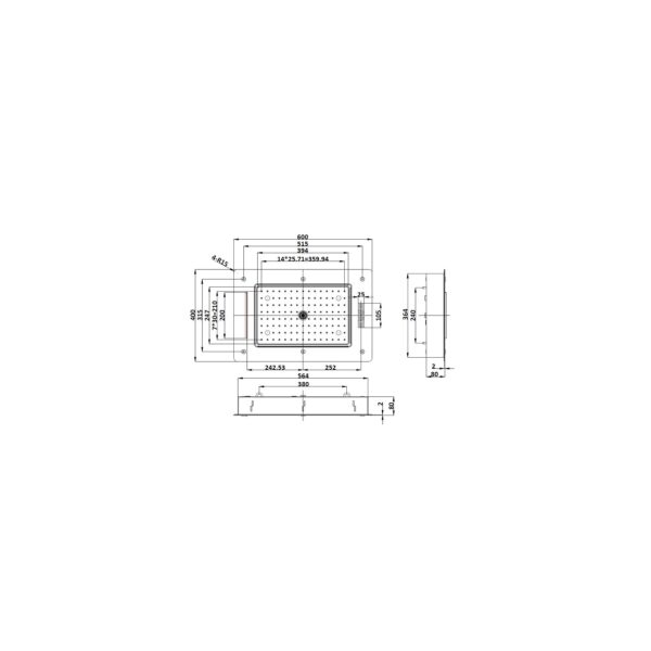 CONCEALED SHOWER HEAD [PURITY-03]