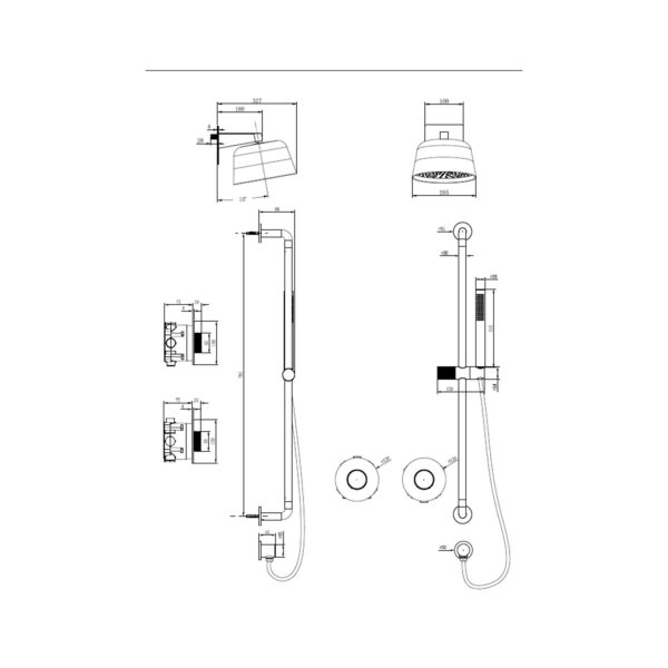 CONCEALED SHOWER SYSTEMS [IMPERIA-01]
