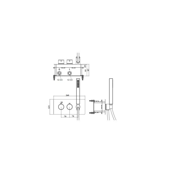 CONCEALED SHOWER SYSTEMS [ONERAL-03]