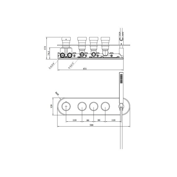 CONCEALED SHOWER SYSTEMS [ONERAL-05]
