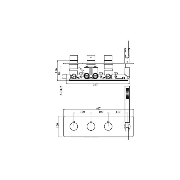 CONCEALED SHOWER SYSTEMS [ONERAL-06]