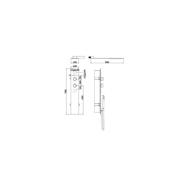 CONCEALED SHOWER SYSTEMS [ONERAL-13]