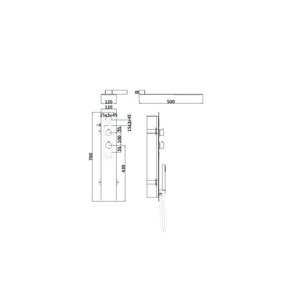 CONCEALED SHOWER SYSTEMS [ONERAL-15]