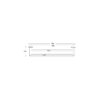 DOUBLE TOWEL RAIL 700mm [GILDA-15]