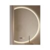 FRAMELESS MIRROR LED D-SHAPED 58x80 [LUNAR]