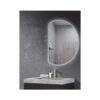 FRAMELESS MIRROR LED D-SHAPED 58x80 [LUNAR]