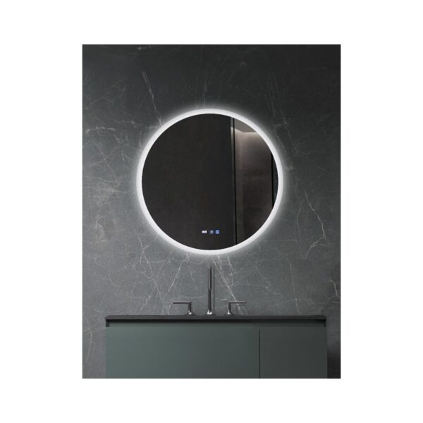 FRAMΕLESS MIRROR LED 90Φ [URANO]