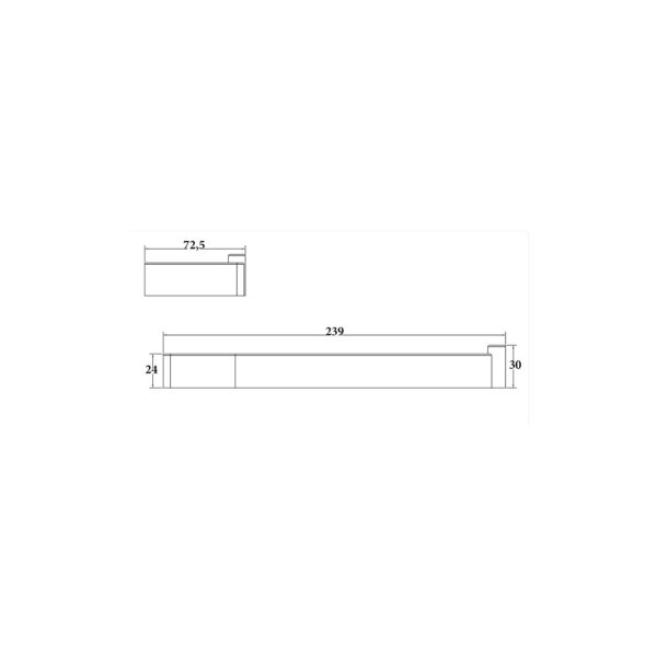 HAND TOWEL RAIL [PALMIA-07]