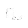 HOB MOUNTED BASIN MIXER WITH ROUND SPOUT [MUSA-05]