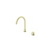 HOB MOUNTED BASIN MIXER WITH ROUND SPOUT [MUSA-05]