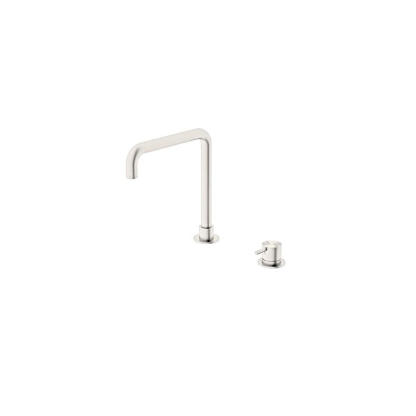 HOB MOUNTED BASIN MIXER WITH SQUARE SPOUT [MUSA-06]