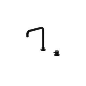 HOB MOUNTED BASIN MIXER WITH SQUARE SPOUT [MUSA-06]