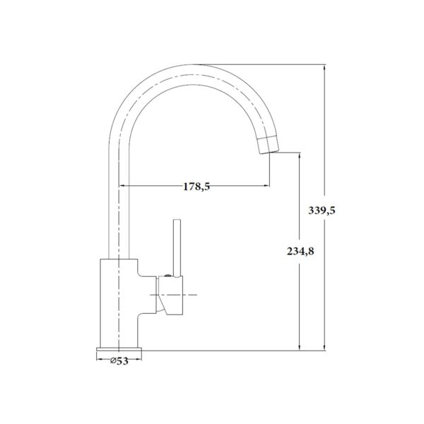 KITCHEN MIXER (GOOSENECK) [GILDA-05]