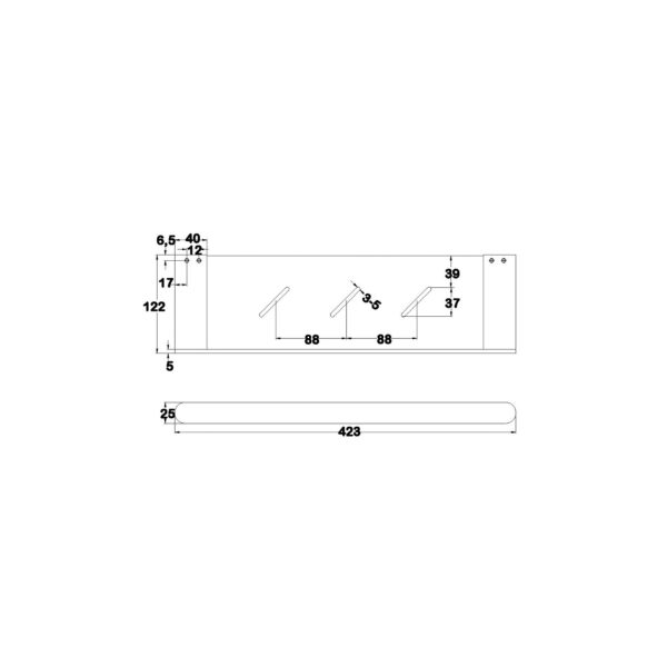 METAL SHELF [LUME-14]