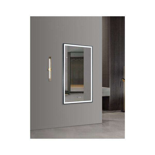 MIRROR LED WITH ALUM. FRAME 50x80 [OPPTICLE]