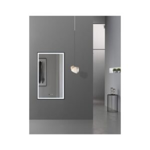 MIRROR LED WITH ALUM. FRAME 60x100 [OPPTICLE]