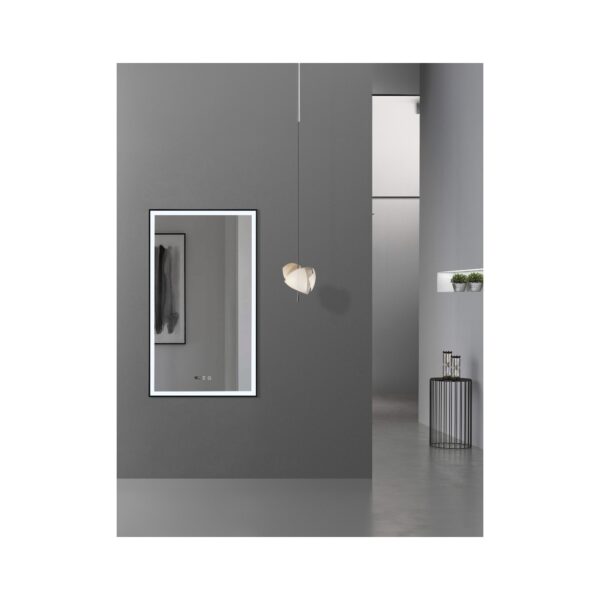 MIRROR LED WITH ALUM. FRAME 60x100 [OPPTICLE]