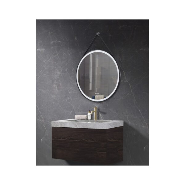 MIRROR LED WITH ALUM. FRAME 70Φ [CURVY]