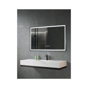 MIRROR LED WITH ALUM. FRAME 80x50[MIROA]