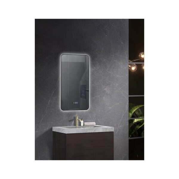 MIRROR LED WITH ALUM. FRAME 8MM 50X90 [VIGO]