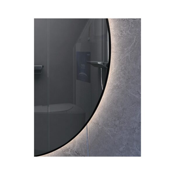 MIRROR LED WITH ALUM. FRAME 8MM 60Φ [RODEZ]