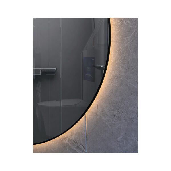 MIRROR LED WITH ALUM. FRAME 8MM 60Φ [RODEZ]