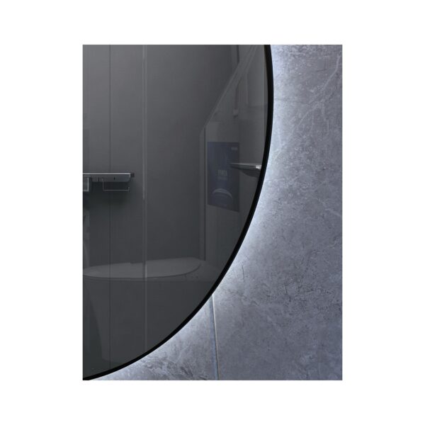 MIRROR LED WITH ALUM. FRAME 8MM 60Φ [RODEZ]
