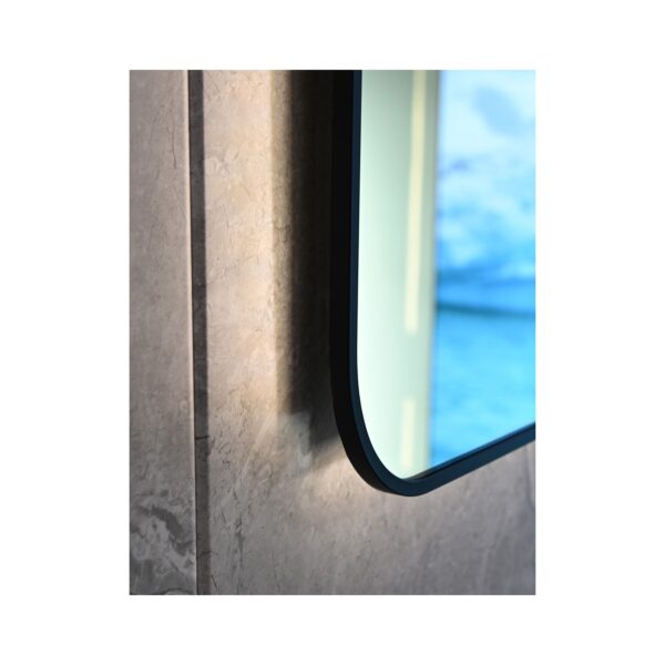 MIRROR LED WITH ALUM. FRAME 8MM 90X90 [VIGO]