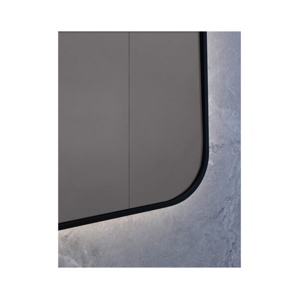MIRROR LED WITH ALUM. FRAME 8MM 90X90 [VIGO]