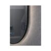 MIRROR LED WITH ALUM. FRAME 8MM BLACK 50X80 [OVIEDO-01]