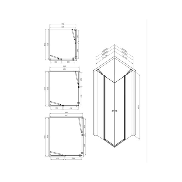 PIVOTE SHOWER CABIN [PIVOTTE-04]