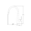 PULL OUT KITCHEN MIXER  WITH VEGIE SPRAY [CELIA-01]