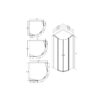 ROUND PIVOTE SHOWER CABIN [PIVOTTE-03]