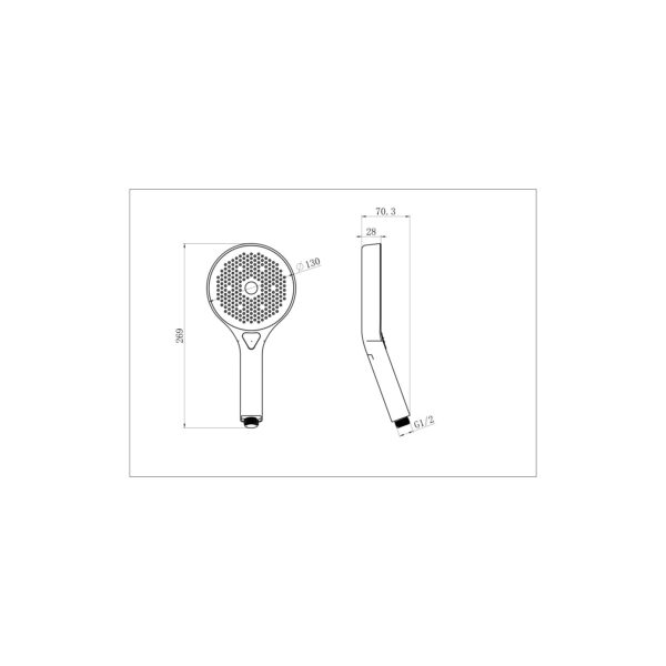 SHOWER COLUMN 7012WH [DIGGY-01]