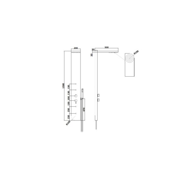 SHOWER COLUMN [CLORA-03]