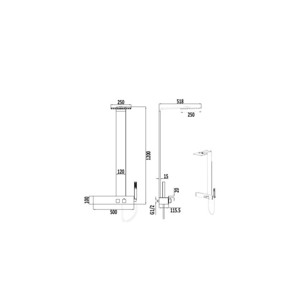 SHOWER COLUMN [FOLICE-02]
