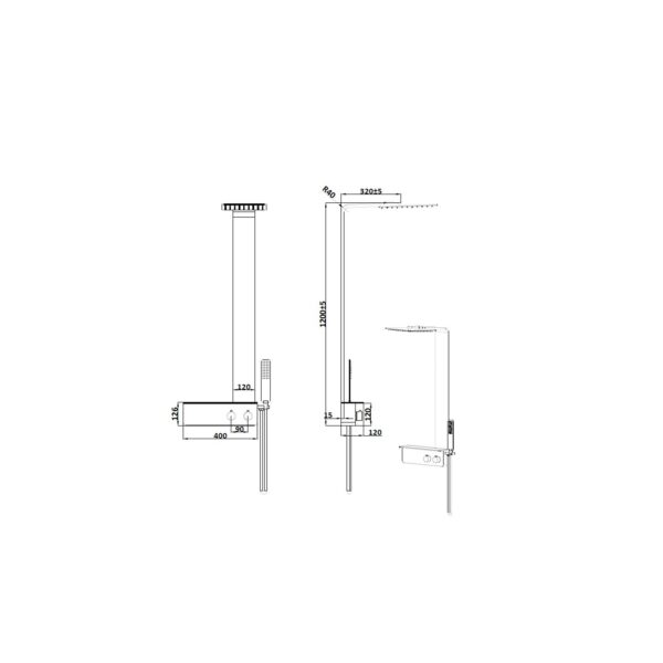 SHOWER COLUMN [FOLICE-04]
