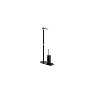 SINGLE POLE TOILET PAPER WITH BRUSH HOLDER  [TAILA-02]