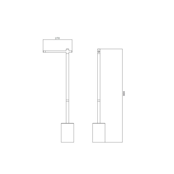 SINGLE POLE TOWEL RACK  [TAILA-01]