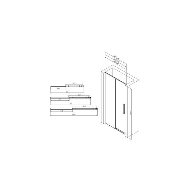 SLIDING SHOWER CABIN [JACORE-03]