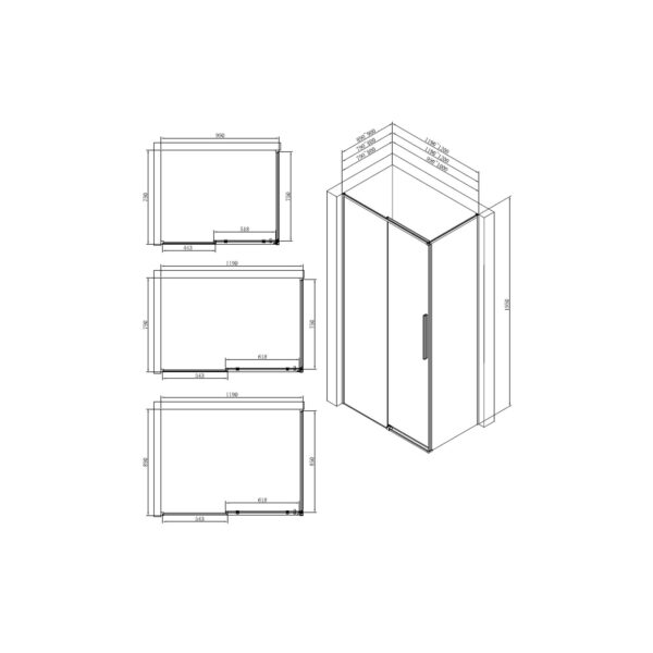 SLIDING SHOWER CABIN [JACORE-07]