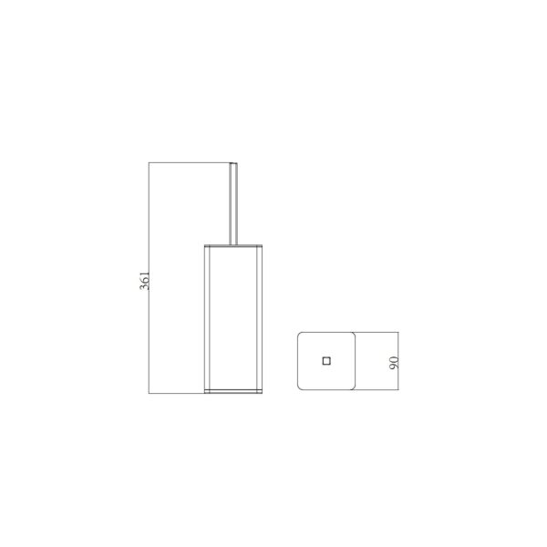 TOILET BRUSH HOLDER  [SOPA-06]