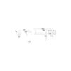 WALL BASIN/BATH MIXER WITH SEPARATE SPOUT [LUME-05]