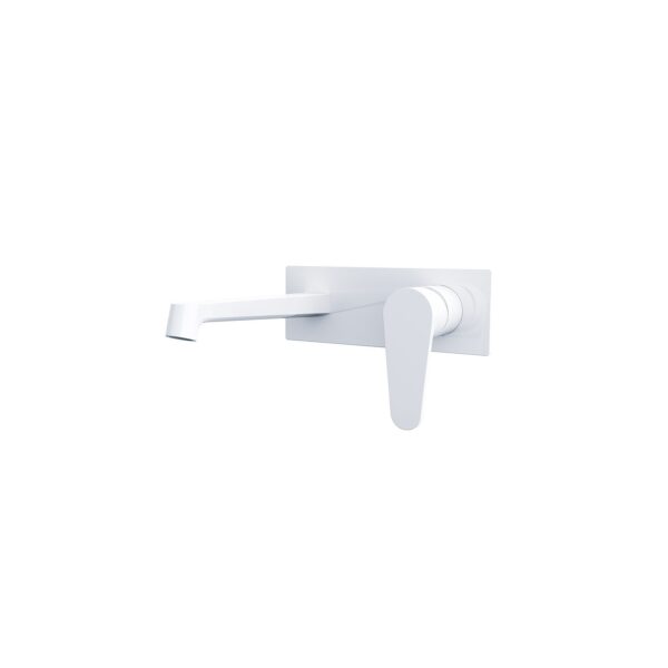 WALL BASIN/BATH MIXER WITH SPOUT [BIANCO-04]