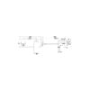WALL BASIN/BATH MIXER WITH SPOUT [LUME-04]