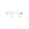 WALL BASIN/BATH MIXER WITH SPOUT [MINDY-06]