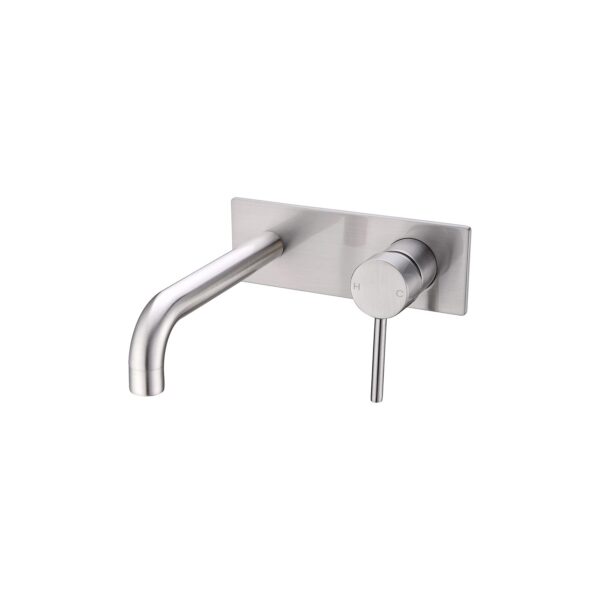 WALL BASIN/BATH MIXER WITH STYLISH SPOUT [GILDA-07]